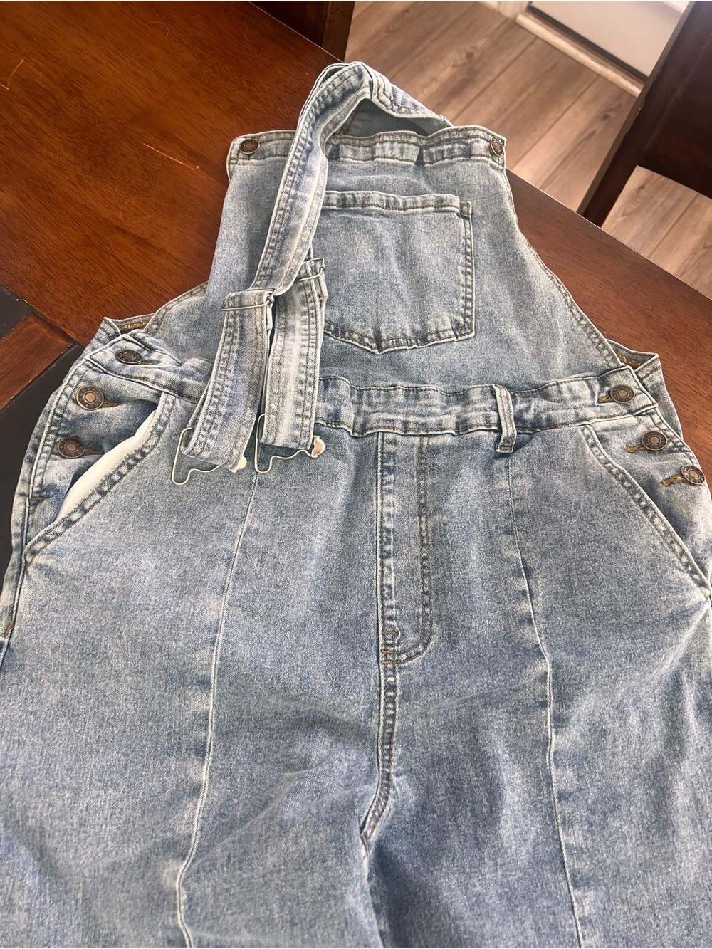 Light Wash Denim Women’s Overalls Jeans - Classic Casual